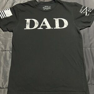 Grunt Style Black DAD Short Sleeve Tee